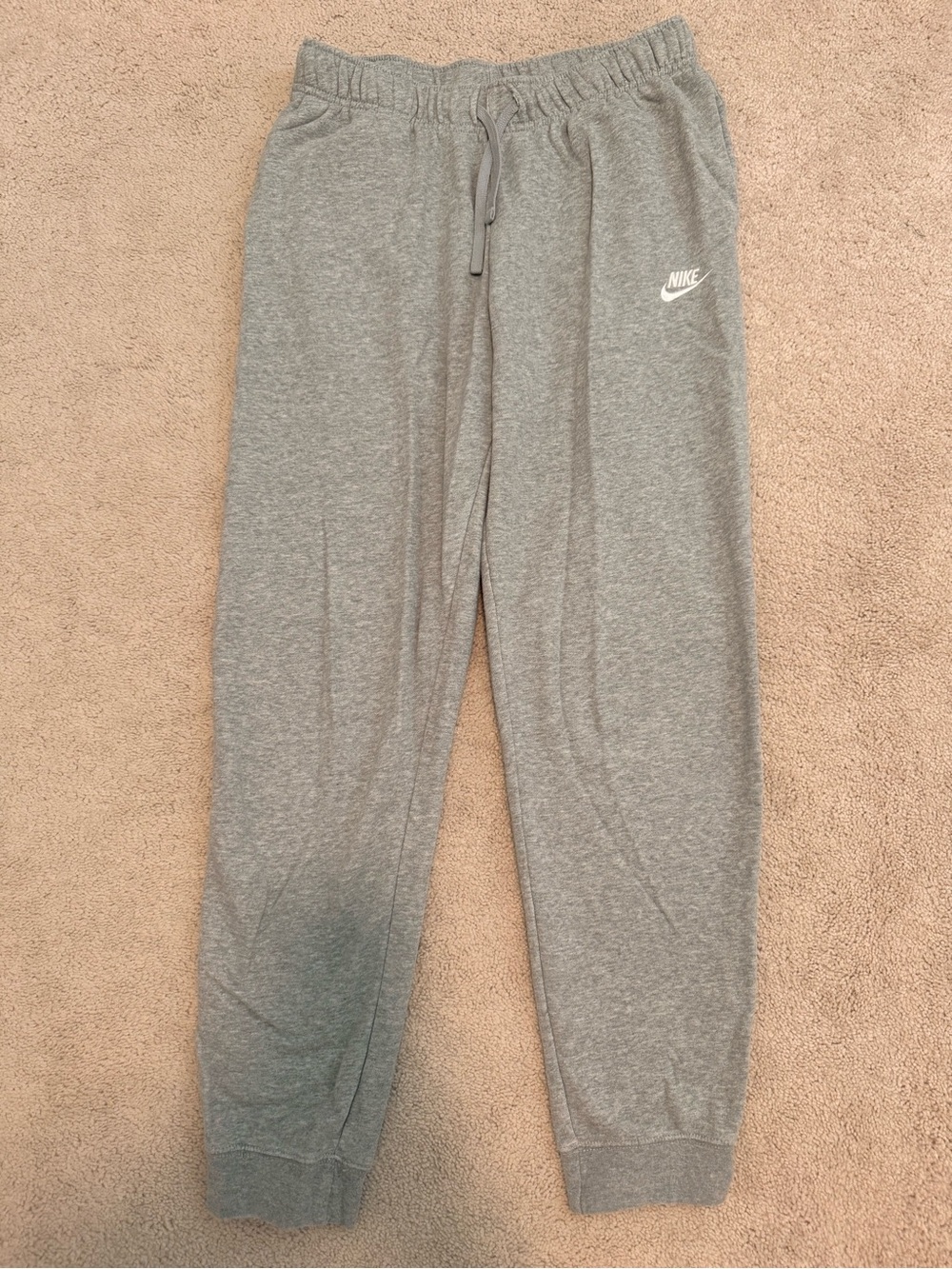 Nike Women’s Gray Fleece Jogger Pants TALL